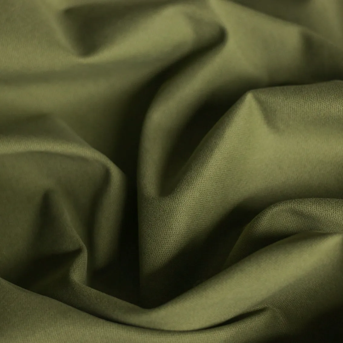 Alpini Green Stretch Cotton