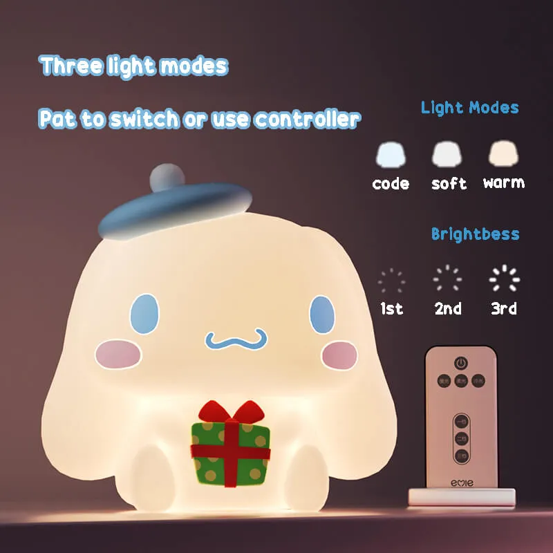 Cinnamoroll Beret Gift Squishy Pat Night Light