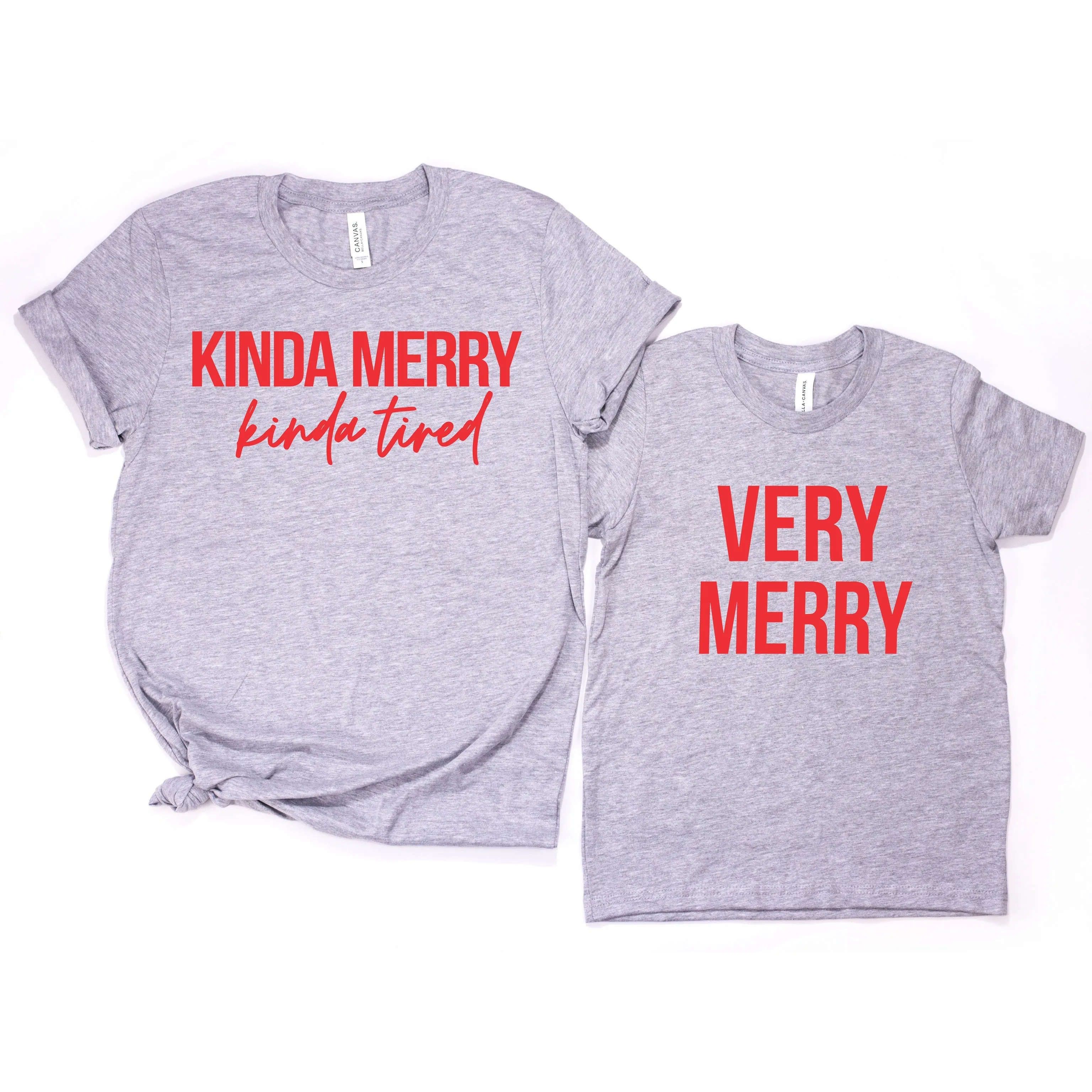 Kinda Merry Kinda Tired | Adult Unisex Tee