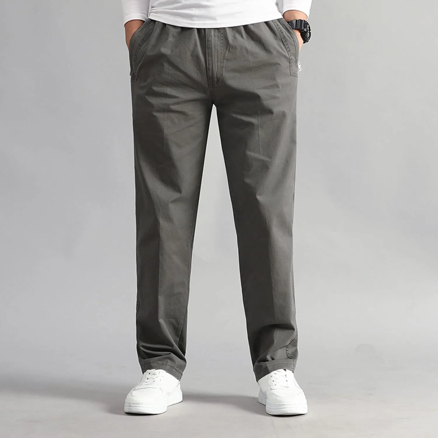 Mens Sweatpants with Pockets Big and Tall Pants Lightweight Hiking Workout Jogger Mens Streetwear Reflective Tactical