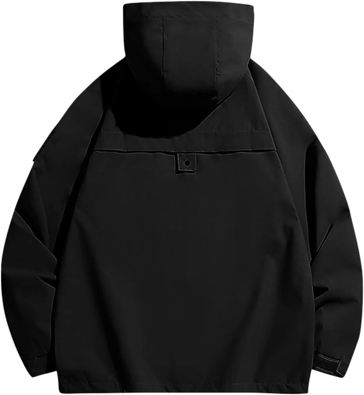 Mens Waterproof Softshell Jacket Windbreaker Raincoats With Hood Spring Zip Up Light Jacket for Golf Hiking Travel