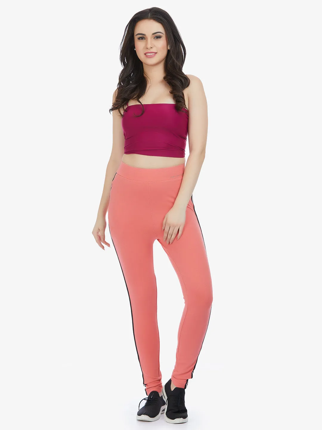 Peach Pink Active Track Pant