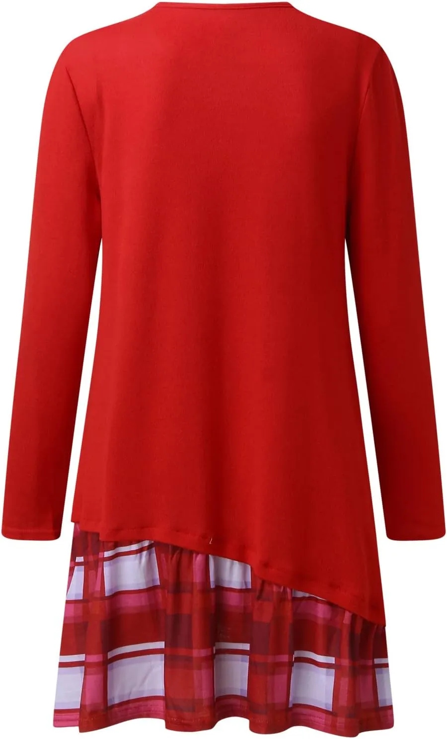 Preppy Shift Dresses for Women 2025 Casual Long Sleeve V Neck Graduation Dress Vacation Girls Night Out Outfits for Women