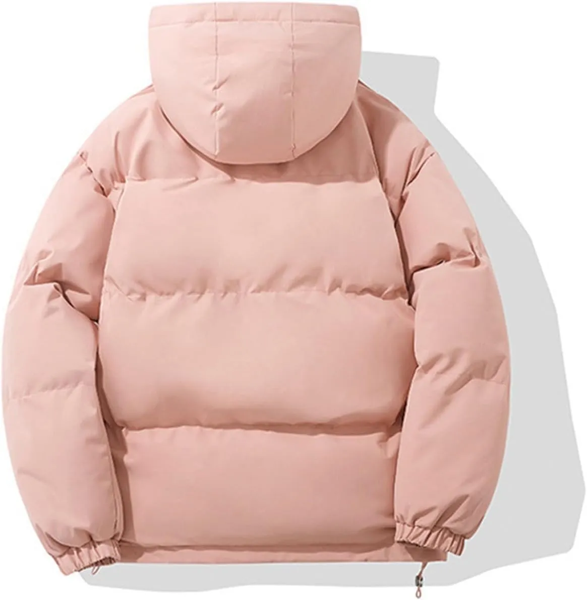 Puffer Jackets for Women Hooded Windproof Winter Coat with Recycled Insulation Winter Slim Short Puffer Coat Women