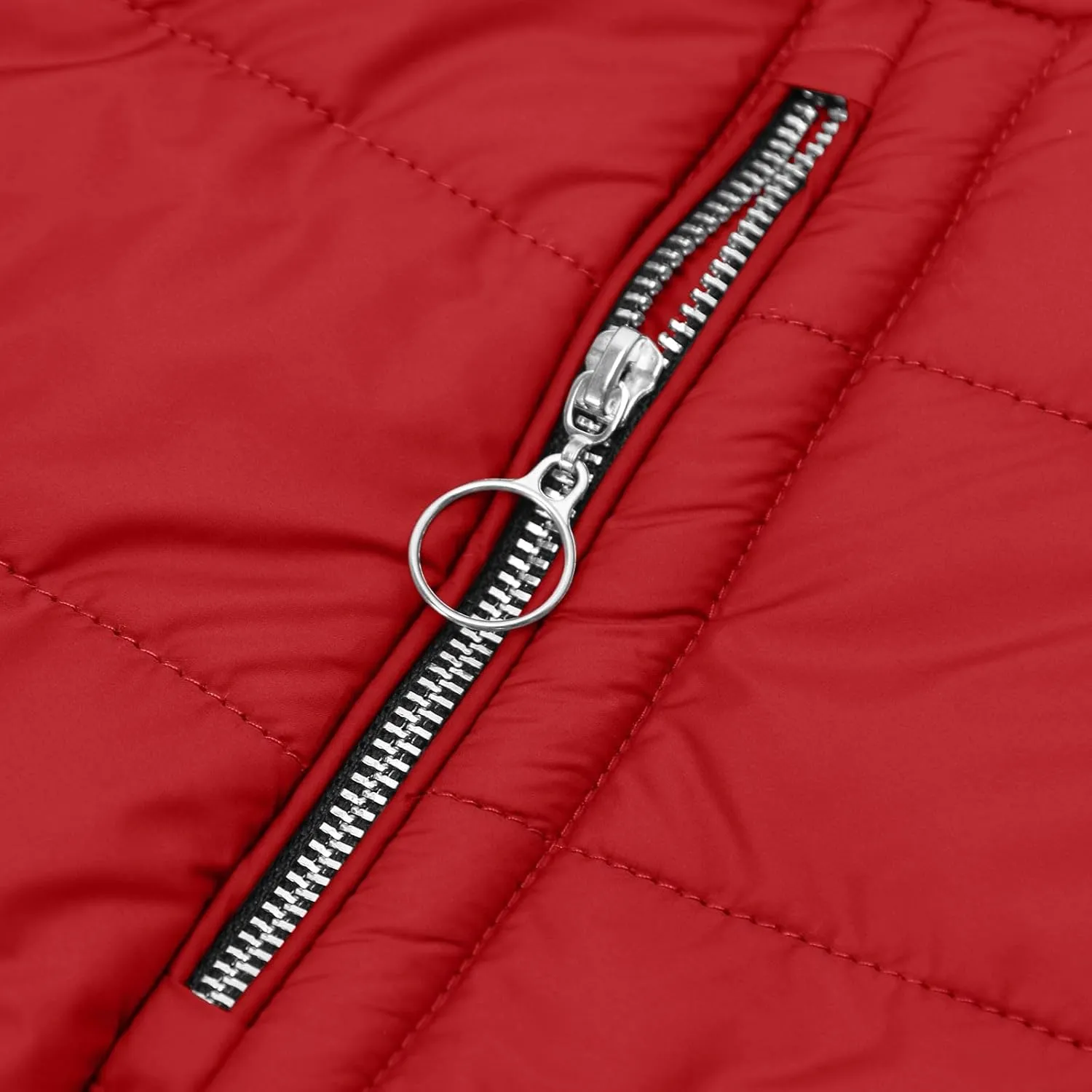Winter Coat for Women - Fleece Lined Hooded Puffer Jacket With Long Sleeve, Fur Trim, Full Zip, Thicken Parka