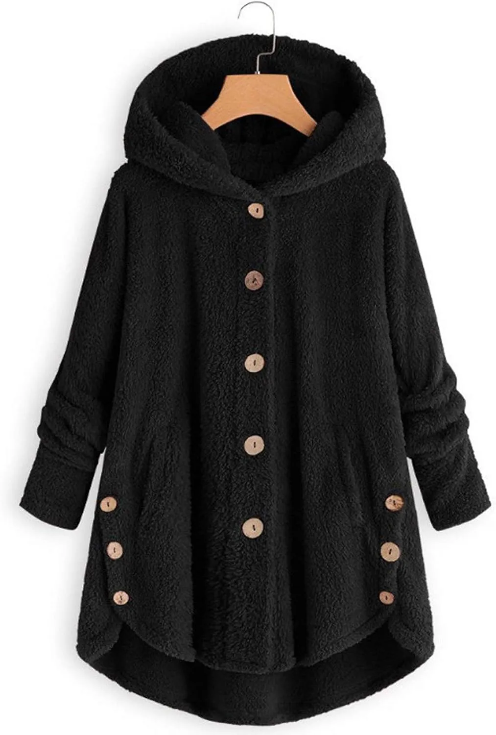 Winter Jackets Women Sherpa Lined Jacket Maternity Winter Coat Plus Size Hooded Sweater Oversized Hoodie